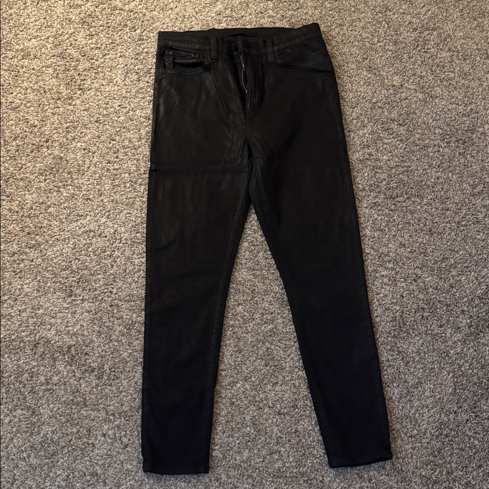 Joe's Jeans Black High-Rise Skinny Ankle Pants